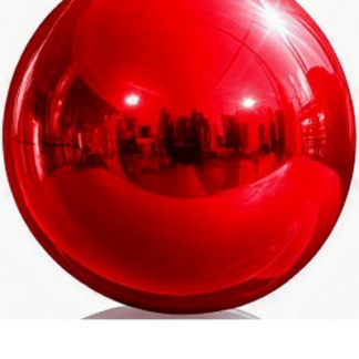 Palloncino pvc rosso Ø 200 cm 1 pz