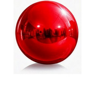 Palloncino pvc rosso Ø 60 cm 1 pz