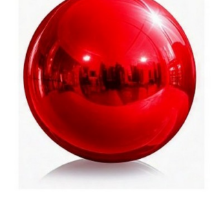 Palloncino pvc rosso Ø 80 cm 1 pz