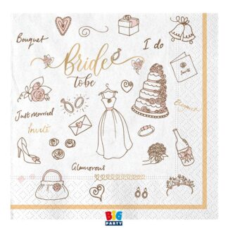 Tovaglioli Bride to be