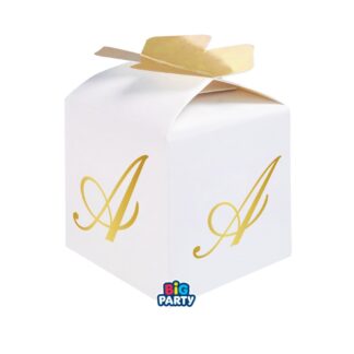 Scatola cubetto 5 x 7 x 5 cm lettera A 10 pezzi