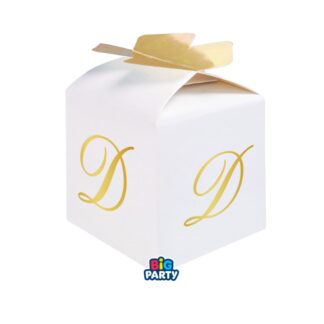 Scatola cubetto 5 x 7 x 5 cm lettera D 10 pezzi