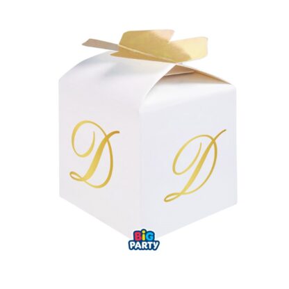 Scatola cubetto 5 x 7 x 5 cm lettera D 10 pezzi
