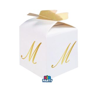 Scatola cubetto 5 x 7 x 5 cm lettera M 10 pezzi