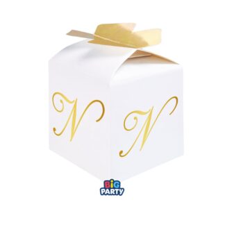 Scatola cubetto 5 x 7 x 5 cm lettera N 10 pezzi