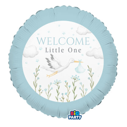 Palloncino 18 inch - 45 cm  Welcome Little One blue