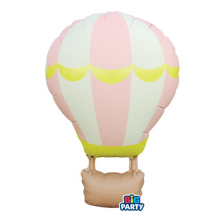 Palloncino Mongolfiera soft pink 54x87 cm