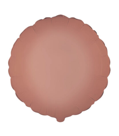 Palloncino In Mylar tondo 18"rosa vintage satinato