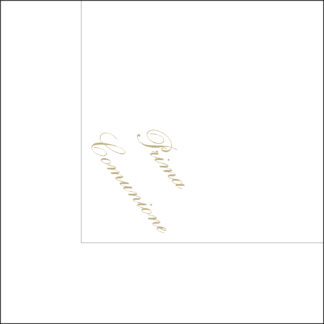 Tovaglioli bianchi 25x25 cm prima comunione