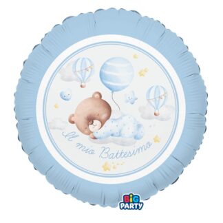 Palloncino 18 inch- 45 cm  Baby Bear Celeste