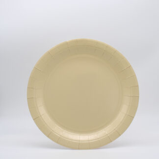Piatti in carta 24 cm Avana 15 pezzi