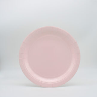 Piatti in carta 18 cm Rosa chiaro 15 pezzi