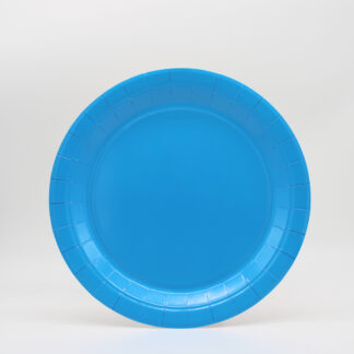 Piatti in carta 24 cm Blu elettrico 15 pezzi