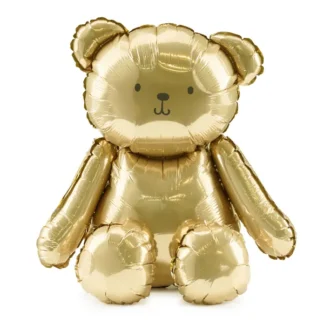 Palloncino Bear gold 43x53 cm