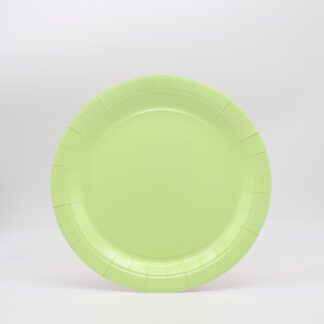 Piatti in carta 17 cm verde mela 15 pezzi