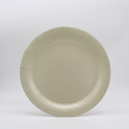 Piatti in carta 18 cm Tortora 15 pezzi