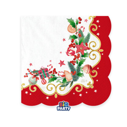 Tovaglioli Christmas Jingle 33x33 cm