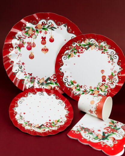 Piatti fondi Christmas Jingle  24 cm - immagine 2