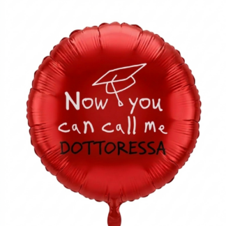 Palloncino foil Call me Dottoressa