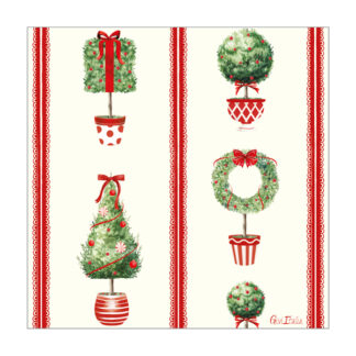 Tovaglioli 33x33 cm Christmas Garden