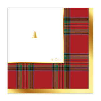 Tovaglioli 33x33 cm  Modern Scottish 16 pezzi